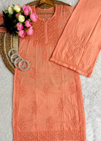 3D anchor Square Gala Muqaish thread Hand work 2pc Set