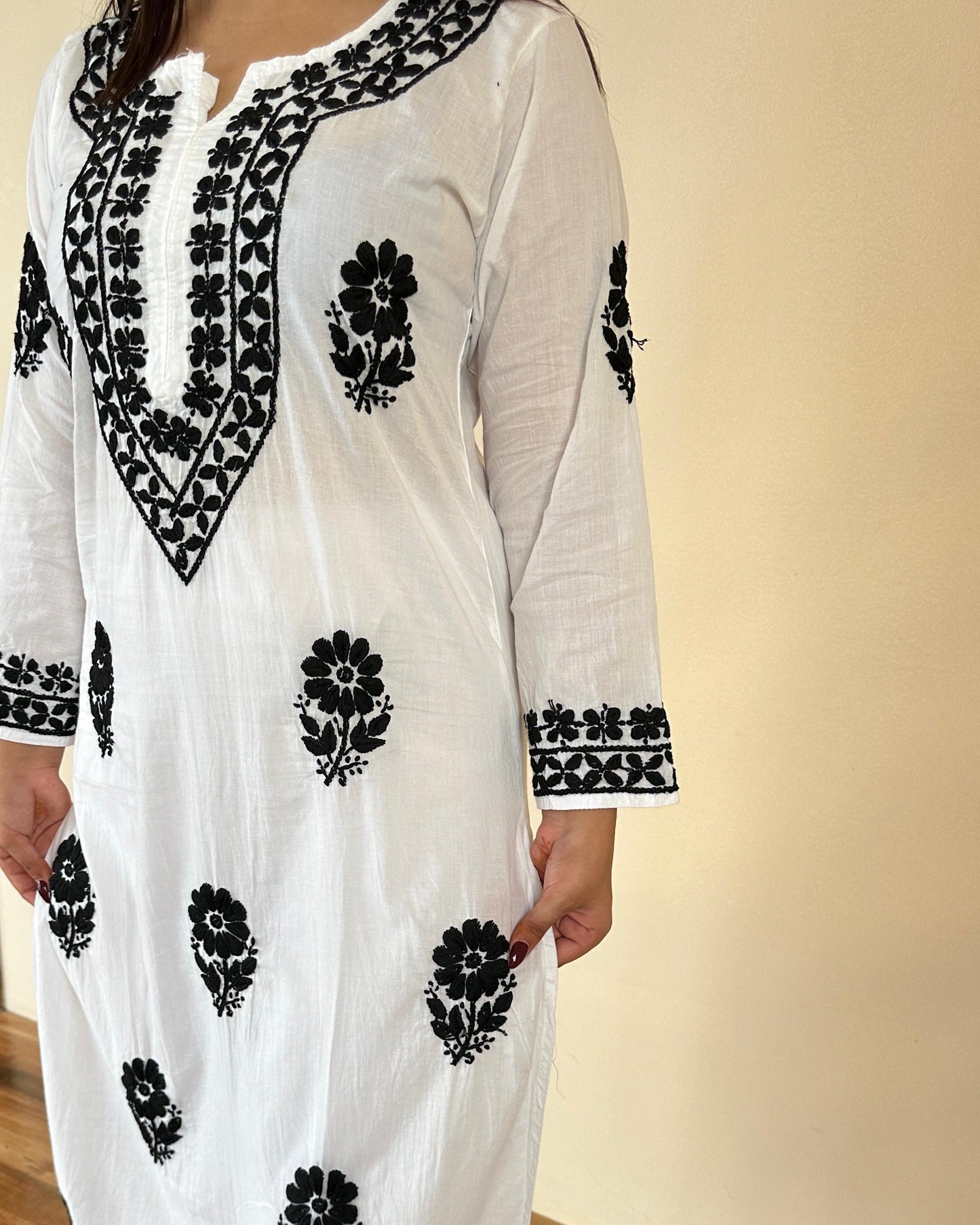 Light weight Butter soft Chikankari kurti