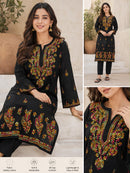 Dobby cotton fine rich multi thread long  kurta