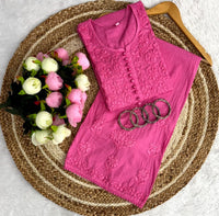 Ghass patti Dobby cotton plazzo set