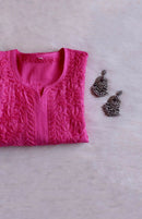 Rangrez Rayon Self embroidered Kurta