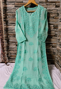 Small Sizes Viscose Muqaish Chikankari