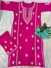 Chikankari x Mother of dragons 2pc Set