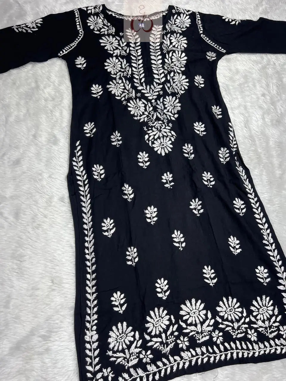 Modal Chikankari Kurta ( Premium ) - Chikankari Official 