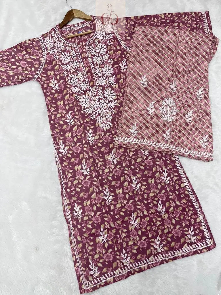 Modal Slub Cotton - Chikankari Official