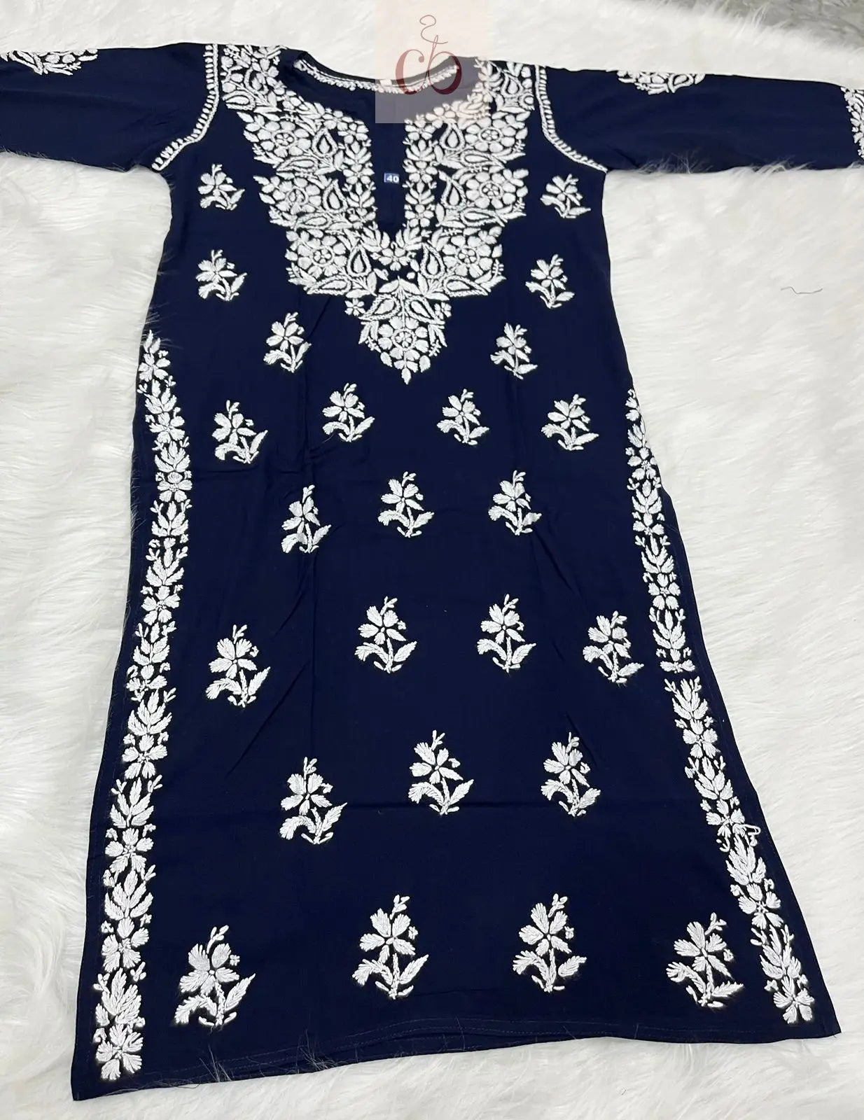 Rayon Gala buti - Chikankari Officialchikan kurti lucknowi chikankari chikankarikurti best kurti kurtis for summer lakhnawi chikan 