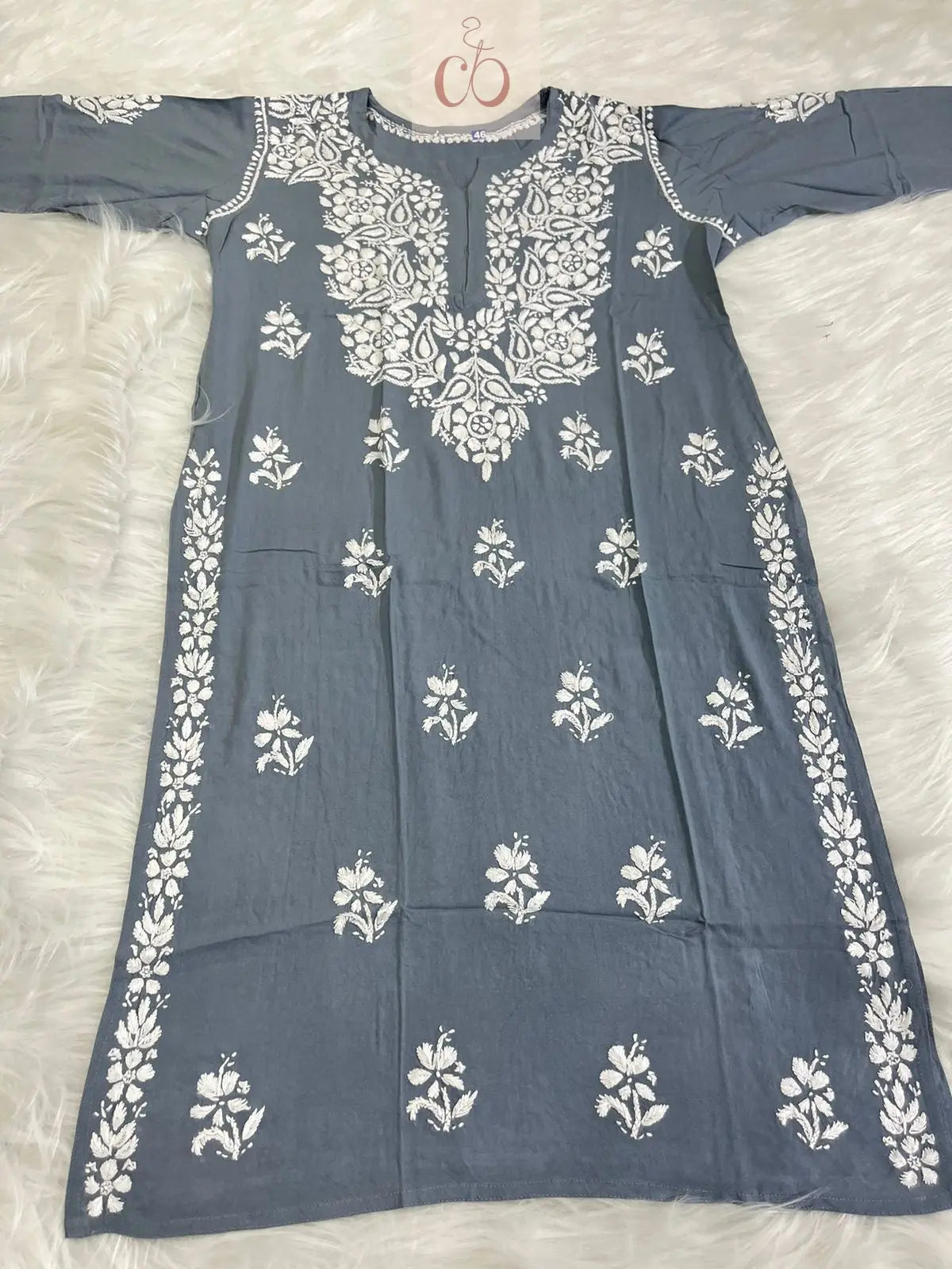 Rayon Gala buti - Chikankari Official