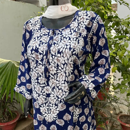 Rayon Premium Print Heavy Set - Chikankari Official