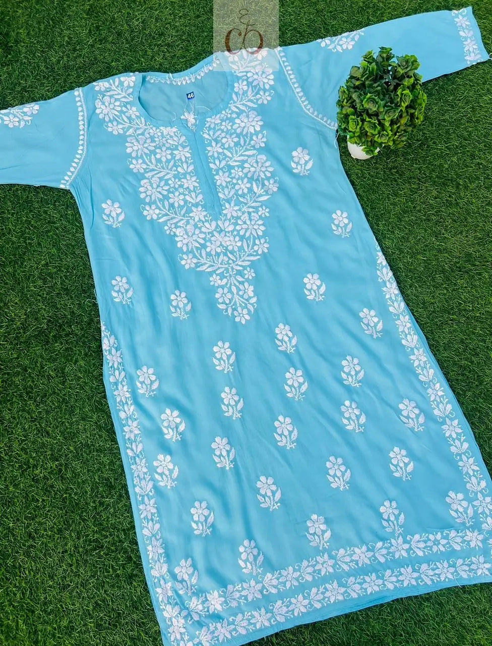 Soft Rayon Chikankari Kurtis - Chikankari Official