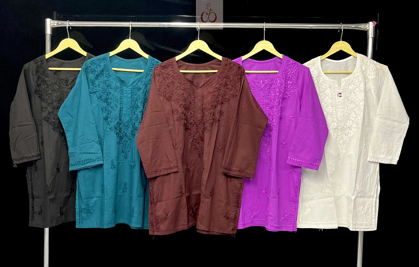Special Size Short Cotton Tops - Chikankari Official