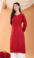 Aafia breezy Kurta - Chikankari official