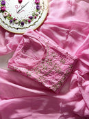 AaRi Work Angrakha with inner chikankari Edition - Chikankari official
