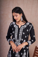 Aayat Rayon plazzo Combo - Chikankari official