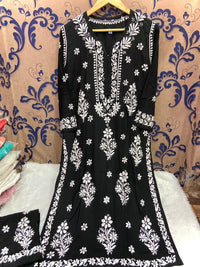 Aayat Rayon plazzo Combo - Chikankari official
