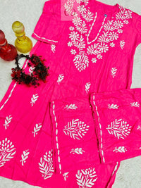 Affordable Chikankari Rayon combo - Chikankari official