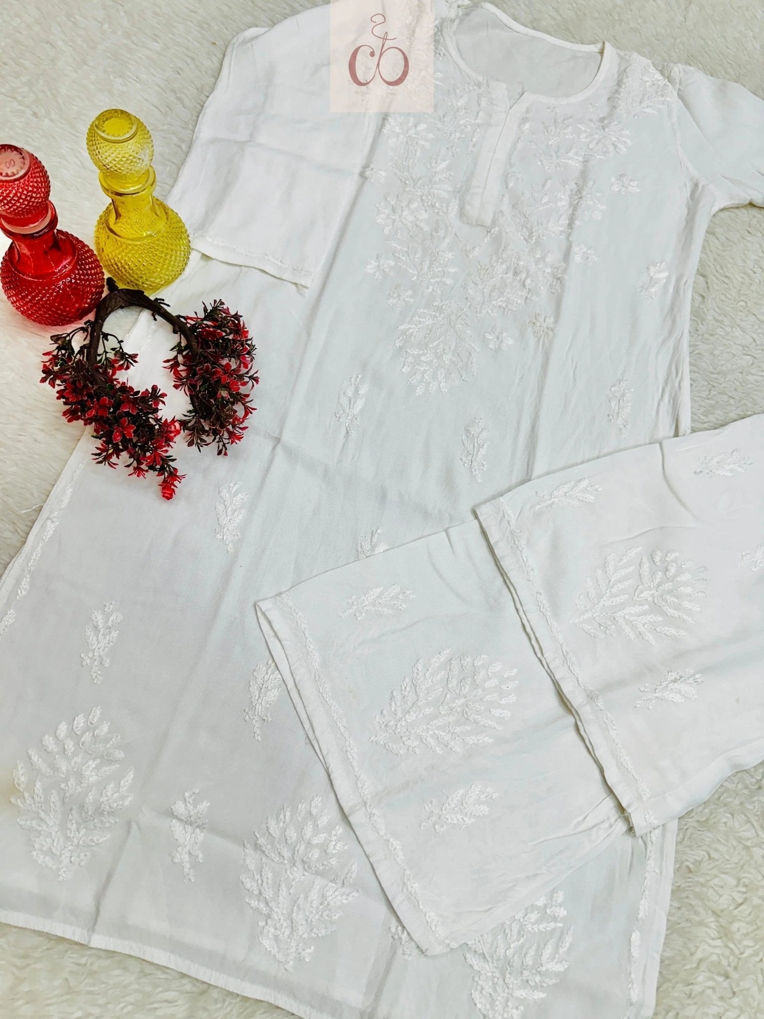 Affordable Chikankari Rayon combo - Chikankari official