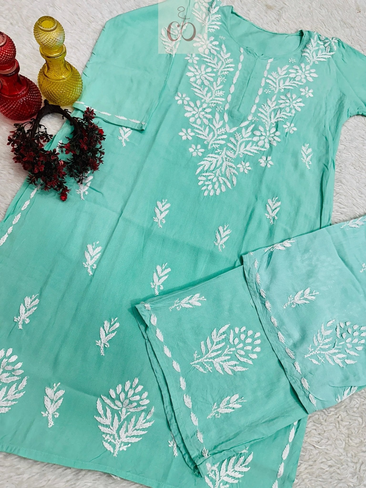 Affordable Chikankari Rayon combo - Chikankari official