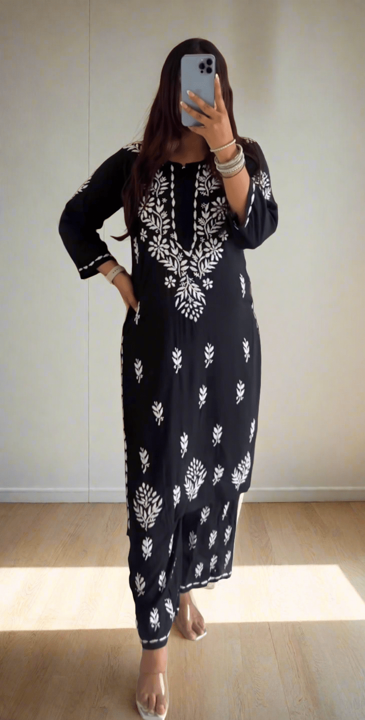 Affordable Chikankari Rayon combo - Chikankari official