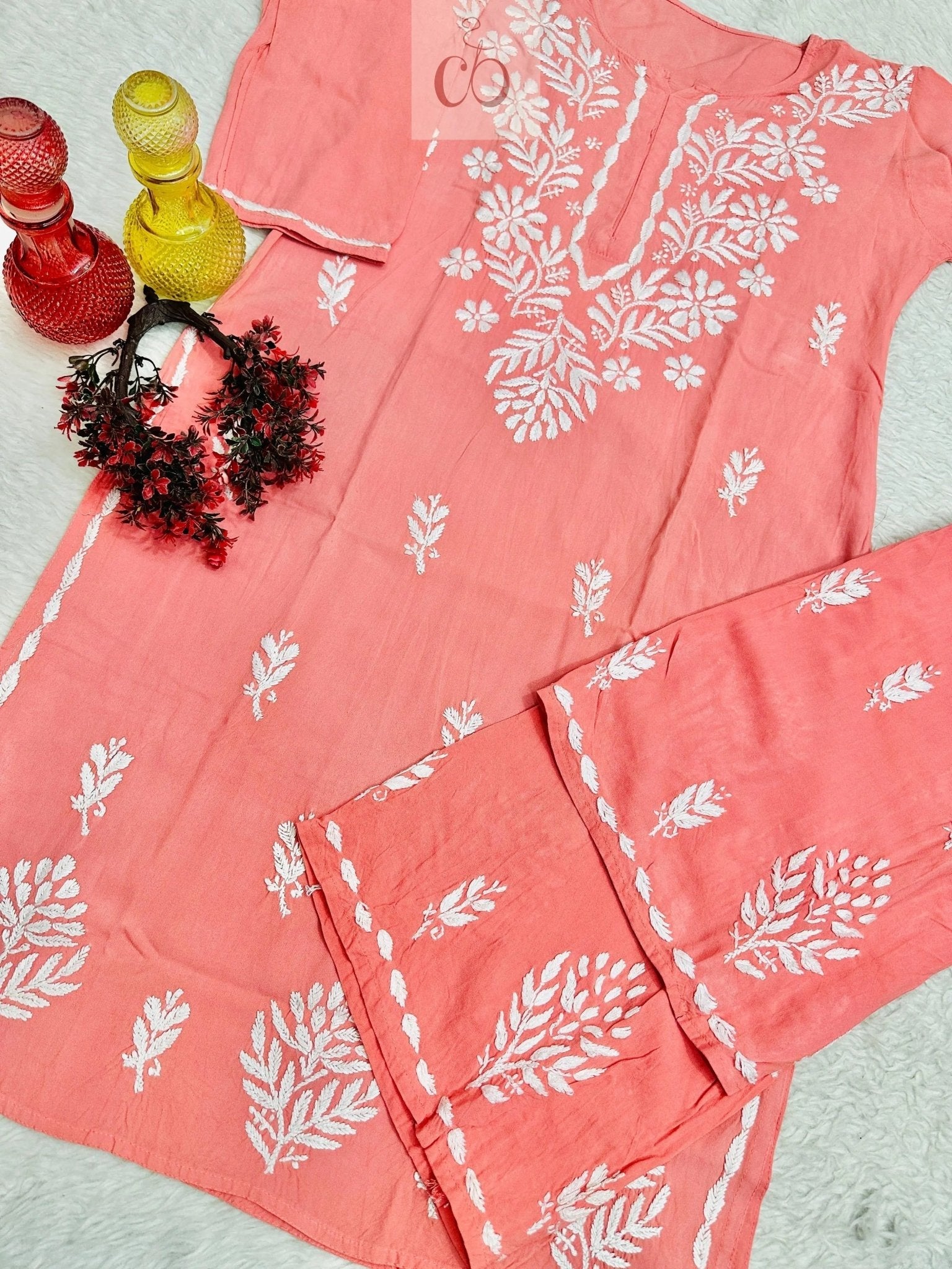Affordable Chikankari Rayon combo - Chikankari official