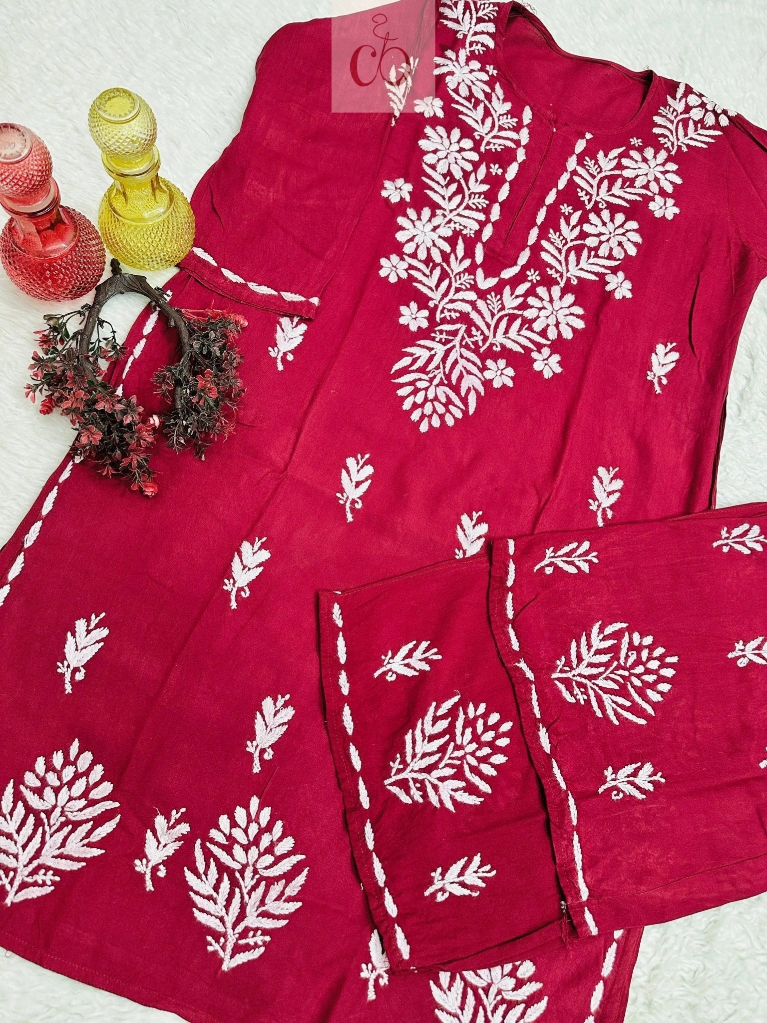 Affordable Chikankari Rayon combo - Chikankari official