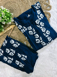 Afghani Concept Heavy embroidery chikankari combo - Chikankari official