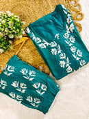 Afghani Concept Heavy embroidery chikankari combo - Chikankari official