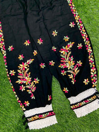 Afghani Salwar multi Thread - Chikankari official
