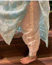 Afghani Salwar multi Thread - Chikankari official
