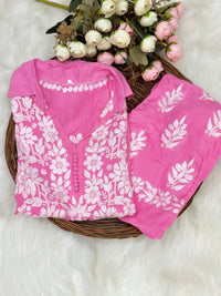 Alfaaz exclusive Modal Cotton Co - ord - Chikankari official