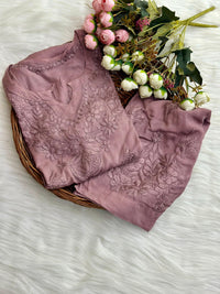 Alfaaz Pure Modal Soft pant Set - Chikankari official