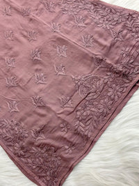 Alfaaz Pure Modal Soft pant Set - Chikankari official