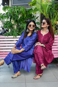 Alfaaz Trending Duet Handworked Chikankari Combo - Chikankari official