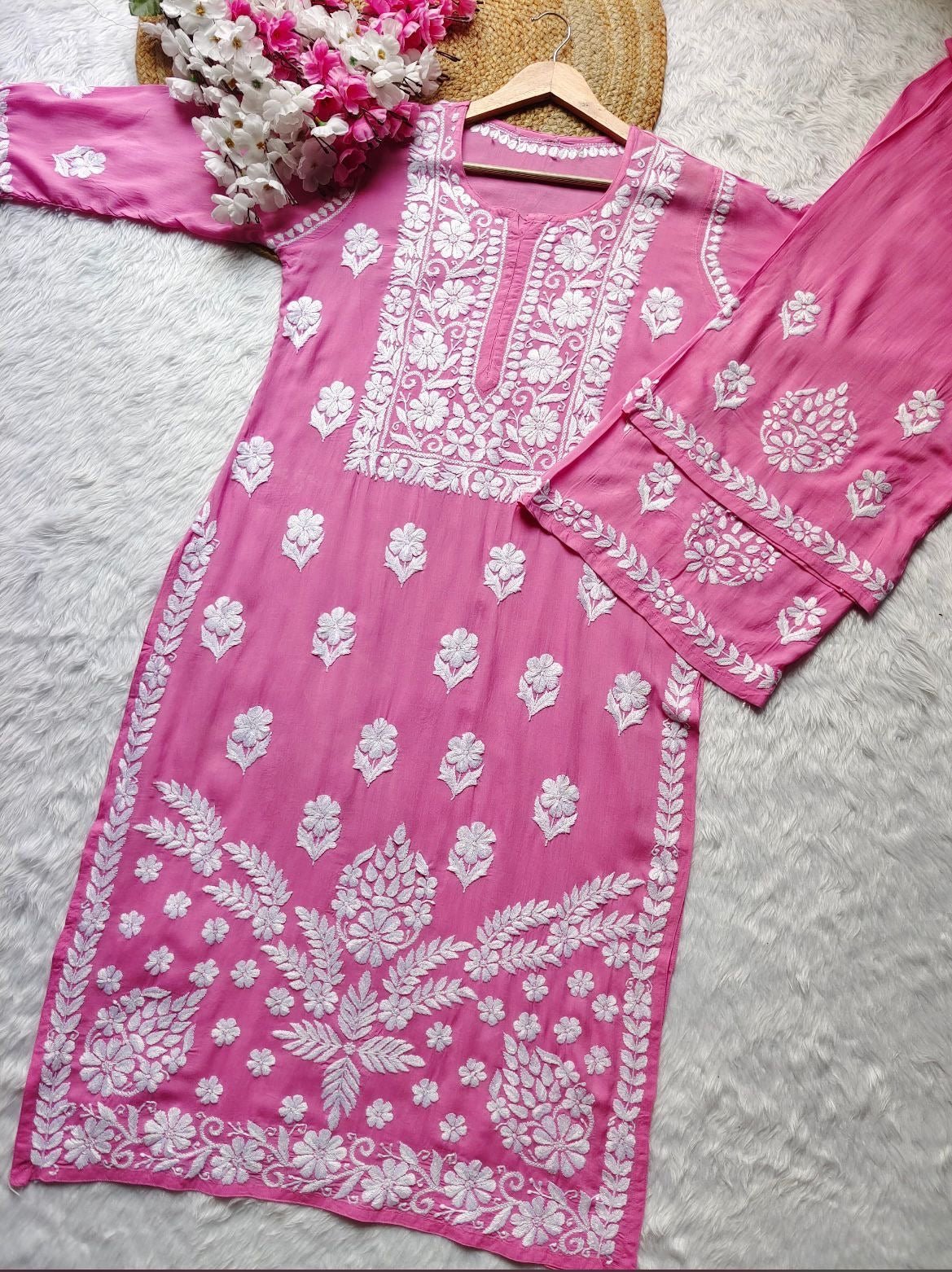 All new Modal Cotton Combo - Chikankari official