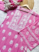 All new Modal Cotton Combo - Chikankari official