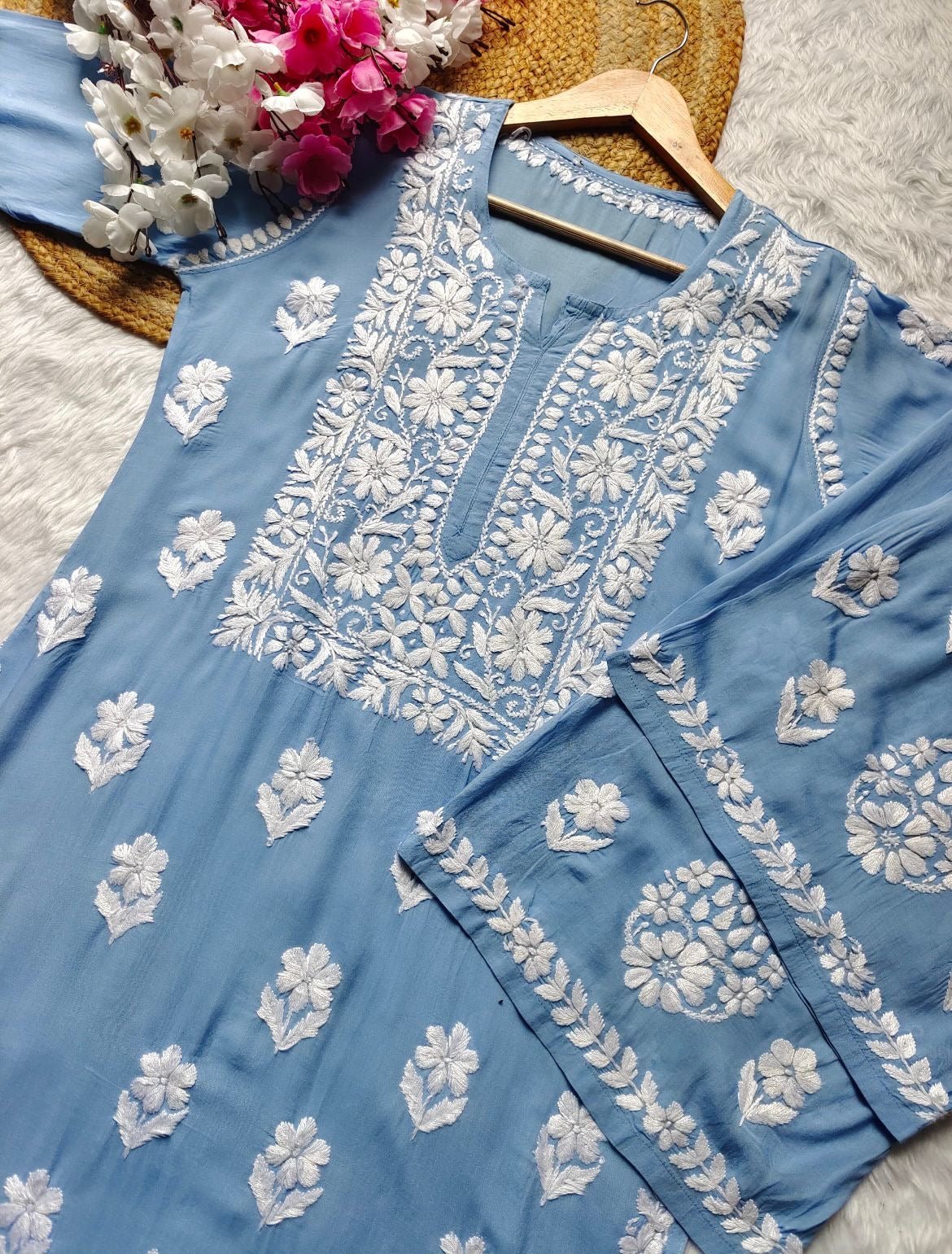 All new Modal Cotton Combo - Chikankari official