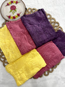 All new Modal Dyed Set - Chikankari official
