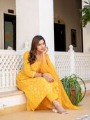 Anarkali Suit Set Pure Cotton Handmade - Chikankari official
