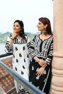 Anaya Black & White - Chikankari official
