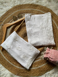 Anaya Heavy Daman Rayon Plazzo Set - Chikankari official