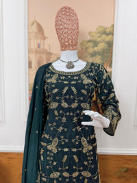 Anjali arora 3pc Designer Ethnic Suit - Chikankari official