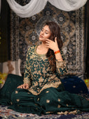 Anjali arora 3pc Designer Ethnic Suit - Chikankari official