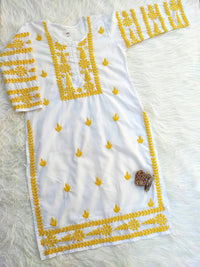 Attractive Shades of Stylish Swati Chikan kurtis - Chikankari official