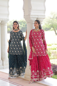 Ayaat Designer Wedding 3pc Set - Chikankari official
