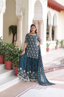 Ayaat Designer Wedding 3pc Set - Chikankari official