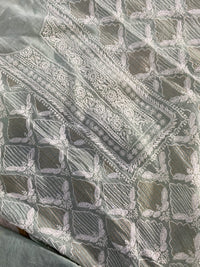 Pure Soft Mul Chanderi Chikankari
