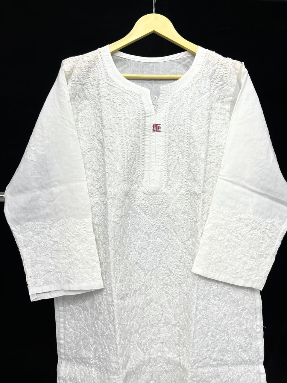 Bakhiya Jaal Trivoile Cotton - Chikankari official