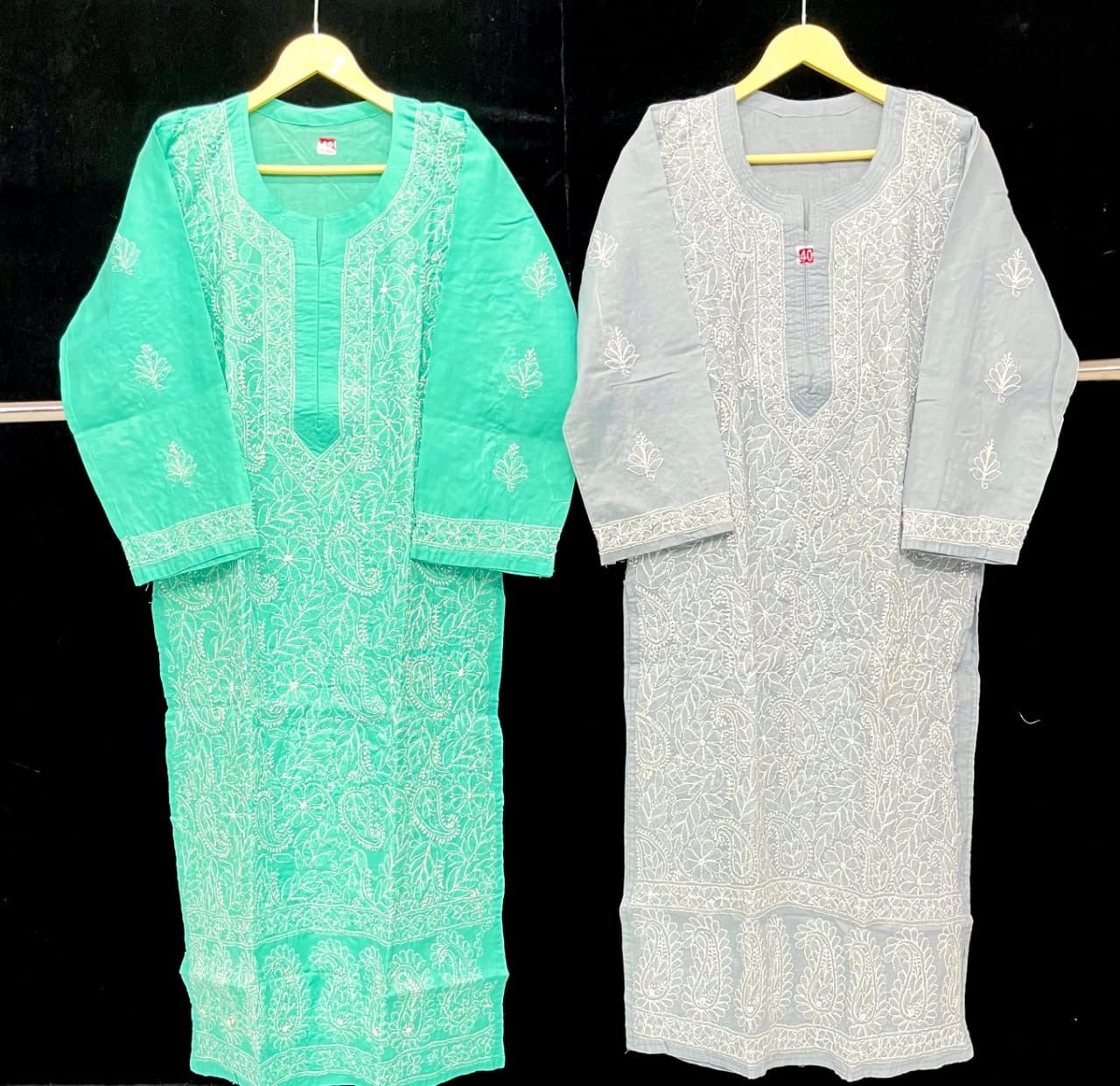 Bakhiya Jaal Trivoile Cotton - Chikankari official