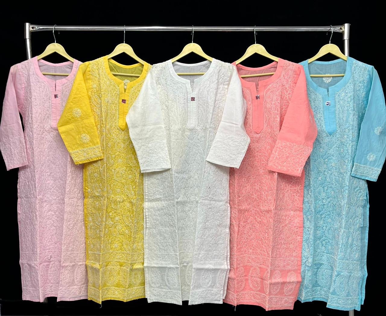 Bakhiya Jaal Trivoile Cotton - Chikankari official