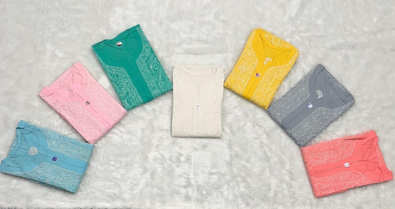 Bakhiya Jaal Trivoile Cotton - Chikankari official