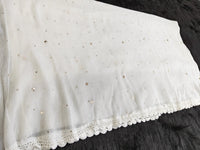 Batson fardi plus teeki handwork kureshiya dupatta 2.25 metr - Chikankari official